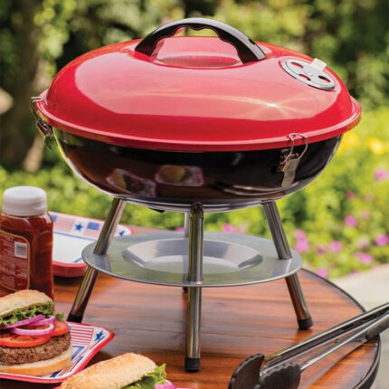 Charcoal Grill  Factory - portable BBQ Grill with adjustable air vent, wheels, hanlde