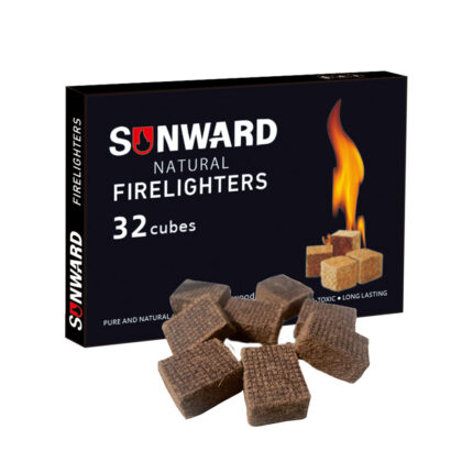 32 Pcs Fire Starter Cube Easy-Burning  for Wood Stoves, Charcoal ,Campfires, Grill Pit and Fireplace, Natural & Waterproof BBQ Fire Starters