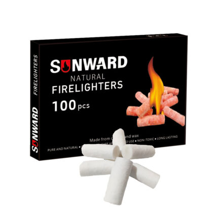 100 Pcs Fire Plugs Manufacturer Fire Starters factory  - Windproof Fire Starter for Campfires Long Brun Time - Fire Starters for Fireplace,Chimney,BBQ Grill,Camping Fire,Wood Stove - Emergency Survival Tools