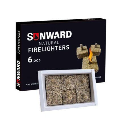 Factory firestarter wick -100% Natural Fire Starters - Easy to Use for BBQ & Grill, Campfire, Charcoal, Fire Pit